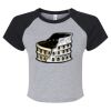 Women's Micro Rib Raglan Baby Tee Thumbnail