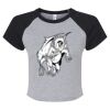 Women's Micro Rib Raglan Baby Tee Thumbnail