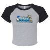 Women's Micro Rib Raglan Baby Tee Thumbnail