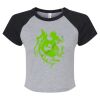 Women's Micro Rib Raglan Baby Tee Thumbnail