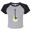 Women's Micro Rib Raglan Baby Tee Thumbnail