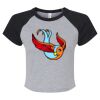 Women's Micro Rib Raglan Baby Tee Thumbnail