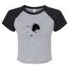 Women's Micro Rib Raglan Baby Tee Thumbnail