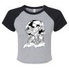 Women's Micro Rib Raglan Baby Tee Thumbnail