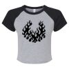 Women's Micro Rib Raglan Baby Tee Thumbnail