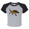 Women's Micro Rib Raglan Baby Tee Thumbnail