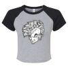 Women's Micro Rib Raglan Baby Tee Thumbnail