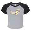 Women's Micro Rib Raglan Baby Tee Thumbnail