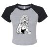 Women's Micro Rib Raglan Baby Tee Thumbnail