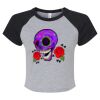 Women's Micro Rib Raglan Baby Tee Thumbnail