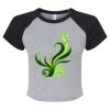 Women's Micro Rib Raglan Baby Tee Thumbnail