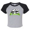 Women's Micro Rib Raglan Baby Tee Thumbnail
