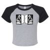 Women's Micro Rib Raglan Baby Tee Thumbnail