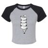 Women's Micro Rib Raglan Baby Tee Thumbnail