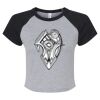Women's Micro Rib Raglan Baby Tee Thumbnail