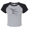 Women's Micro Rib Raglan Baby Tee Thumbnail