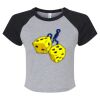 Women's Micro Rib Raglan Baby Tee Thumbnail