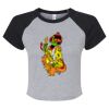Women's Micro Rib Raglan Baby Tee Thumbnail