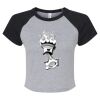 Women's Micro Rib Raglan Baby Tee Thumbnail