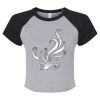 Women's Micro Rib Raglan Baby Tee Thumbnail