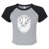 Women's Micro Rib Raglan Baby Tee Thumbnail