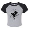 Women's Micro Rib Raglan Baby Tee Thumbnail