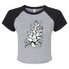 Women's Micro Rib Raglan Baby Tee Thumbnail