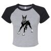 Women's Micro Rib Raglan Baby Tee Thumbnail
