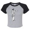 Women's Micro Rib Raglan Baby Tee Thumbnail