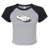 Women's Micro Rib Raglan Baby Tee Thumbnail