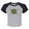 Women's Micro Rib Raglan Baby Tee Thumbnail