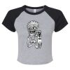 Women's Micro Rib Raglan Baby Tee Thumbnail