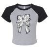 Women's Micro Rib Raglan Baby Tee Thumbnail