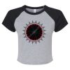 Women's Micro Rib Raglan Baby Tee Thumbnail