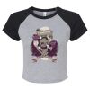 Women's Micro Rib Raglan Baby Tee Thumbnail