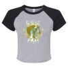 Women's Micro Rib Raglan Baby Tee Thumbnail
