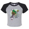 Women's Micro Rib Raglan Baby Tee Thumbnail