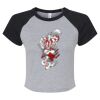 Women's Micro Rib Raglan Baby Tee Thumbnail