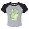 Women's Micro Rib Raglan Baby Tee Thumbnail