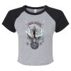 Women's Micro Rib Raglan Baby Tee Thumbnail