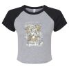 Women's Micro Rib Raglan Baby Tee Thumbnail
