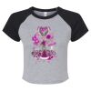 Women's Micro Rib Raglan Baby Tee Thumbnail
