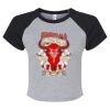 Women's Micro Rib Raglan Baby Tee Thumbnail
