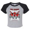 Women's Micro Rib Raglan Baby Tee Thumbnail