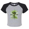 Women's Micro Rib Raglan Baby Tee Thumbnail