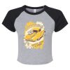 Women's Micro Rib Raglan Baby Tee Thumbnail