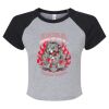Women's Micro Rib Raglan Baby Tee Thumbnail
