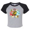 Women's Micro Rib Raglan Baby Tee Thumbnail