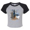 Women's Micro Rib Raglan Baby Tee Thumbnail