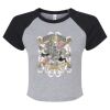 Women's Micro Rib Raglan Baby Tee Thumbnail
